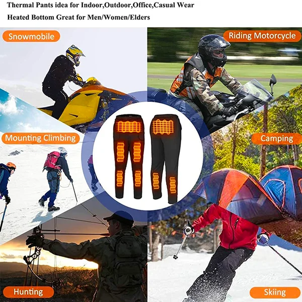 Heated Pants For Men & Women With Battery Pack