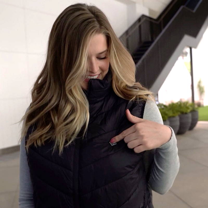 Women's 8 Zones Heated Puffer Jacket