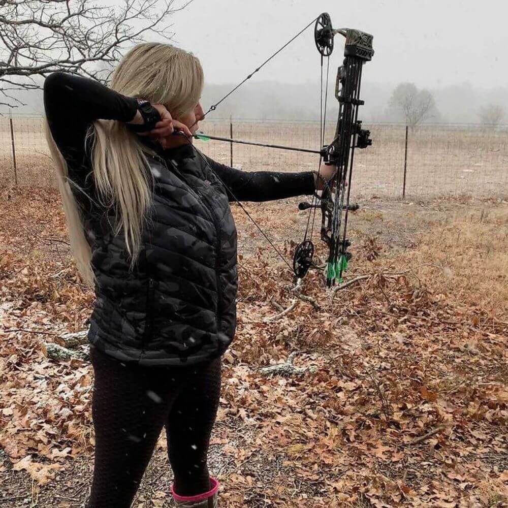 Updated Version 9 Heat Zones LED Heated Hunting Vest Men & Women (With Battery Pack)