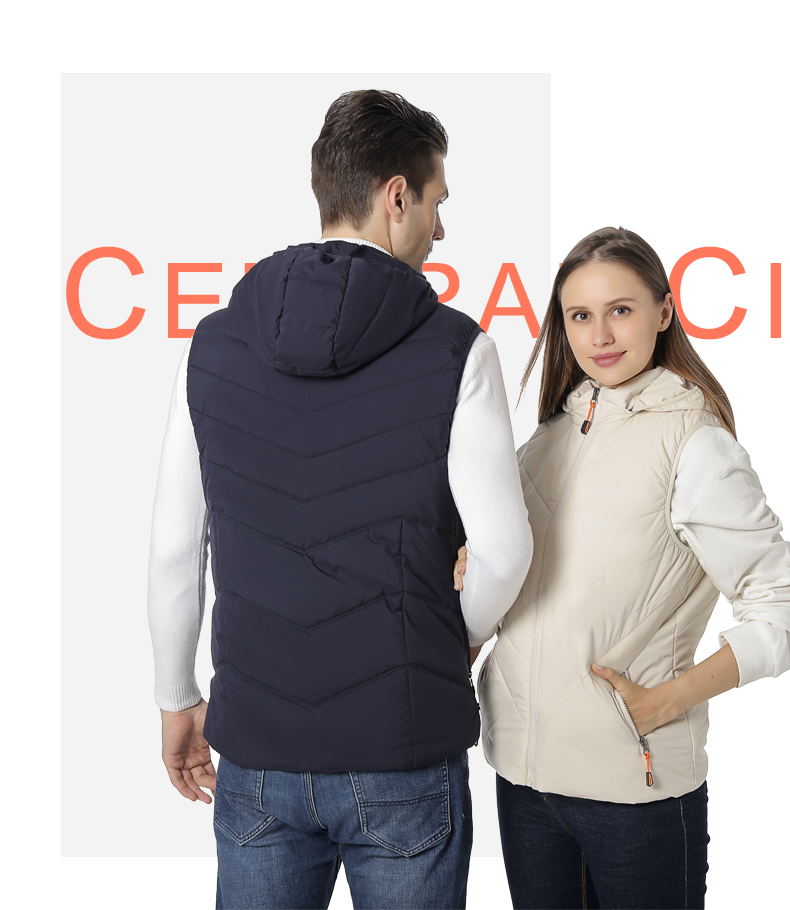 Women's Couple's Style 11 Zones Heated Vest