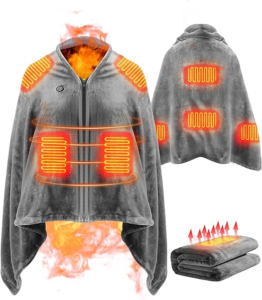 2025 New Heated Shawl Heating Blanket
