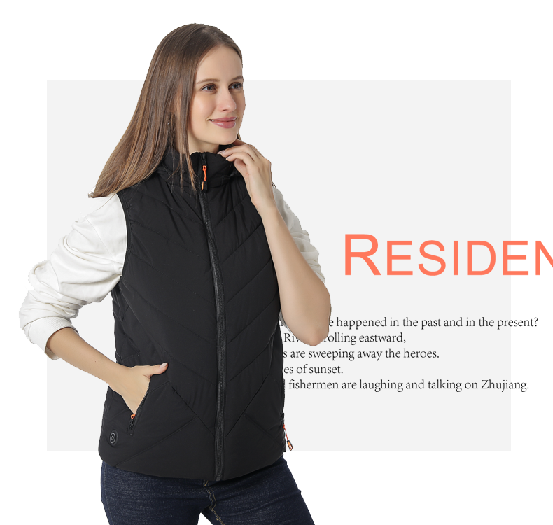 Women's Couple's Style 11 Zones Heated Vest