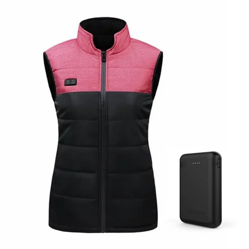 2024 Updated Version Two-touch LED Controller Heated Vest For Men & Women （With Battery Pack）