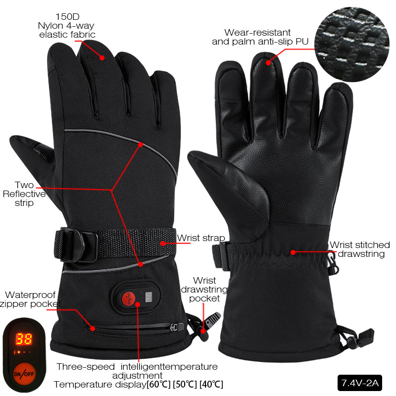 Heated Gloves (With Battery Pack)
